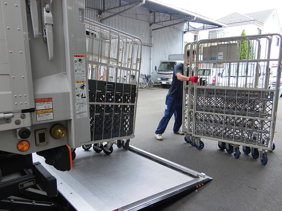 手積み・手卸しは一切ありません！
手積み・手卸しがなく、重たい荷物も運ばないので体に負担がかかりません。